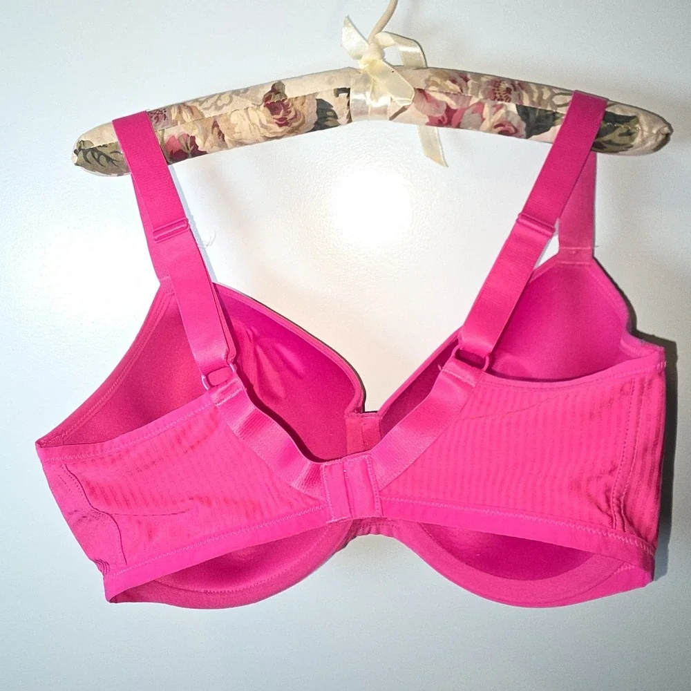 Freya Idol Hot Pink Pinstripe Underwire Balcony Bra 36I US 36G‎ UK AA1050HOK